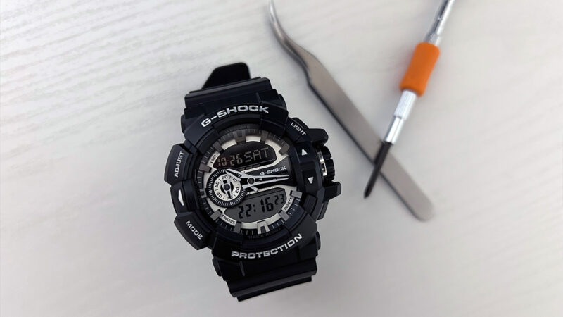 G-SHOCK, 電池交換と液晶不良～ジーショック復活まで